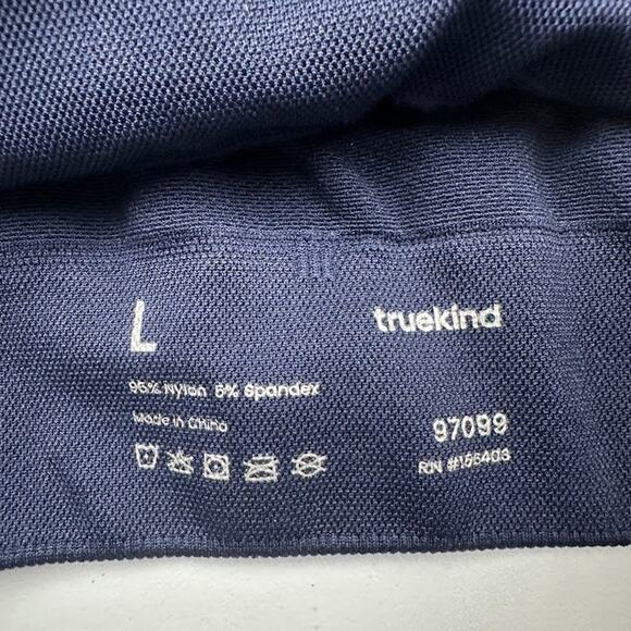 True Kind Bra Womens Large Navy Daily Comfort Reactivate Sports Padded Stretch - Picture 6 of 8